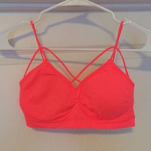 Strappy Orange Bralette